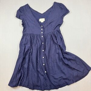 Denim & Supply Ralph Lauren Star Print Viscose mini Dress Navy  womens size s/p